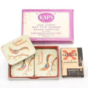 W.H. Reed & Co. Inc. "Golden Pheasant" Prophylactics and More $50 EACH